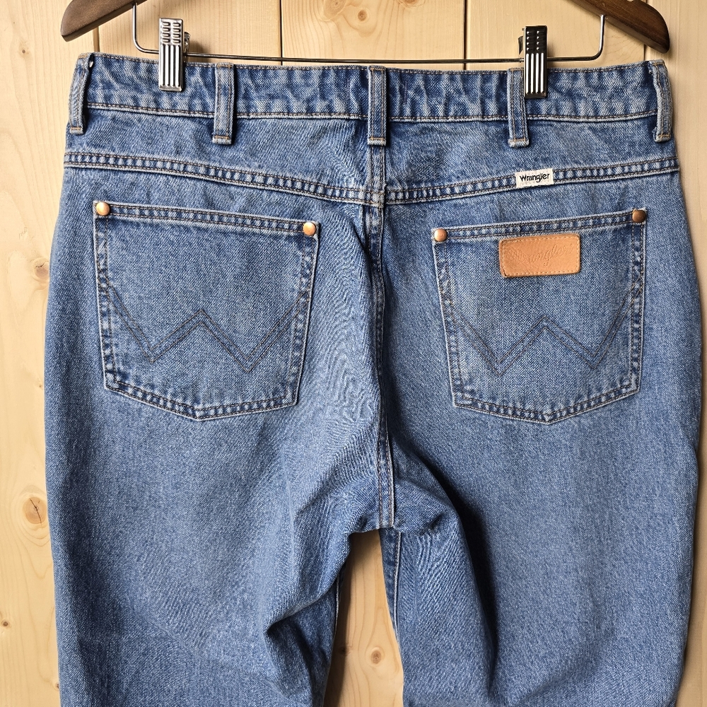 Wrangler Wild West 603 High Waist Ankle Straight Leg Jeans size 31 - Picture 8 of 13
